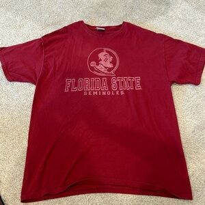 Vintage, baggy, Florida state, dark red Tee shirt